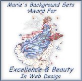 Marie's Award for Excellence & Beauty in Web Design